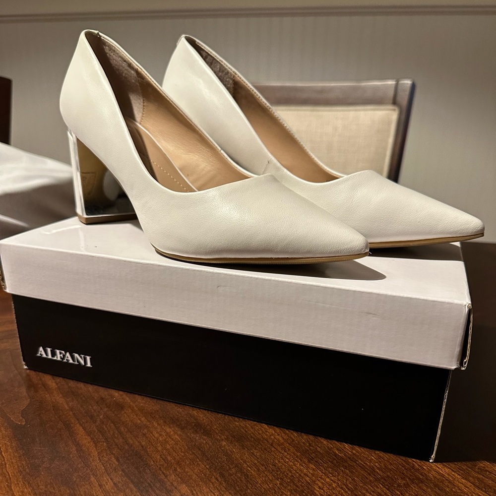 Alfani Block Heel Pumps, 8.5